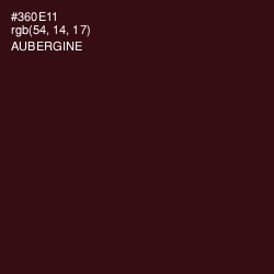 #360E11 - Aubergine Color Image