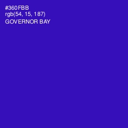 #360FBB - Governor Bay Color Image