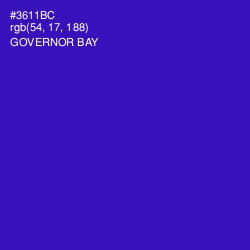 #3611BC - Governor Bay Color Image