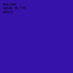 #3612AA - Blue Gem Color Image