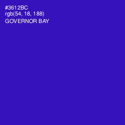 #3612BC - Governor Bay Color Image
