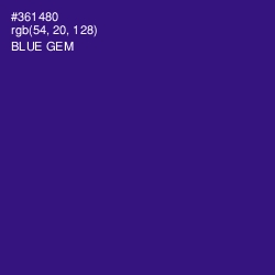 #361480 - Blue Gem Color Image