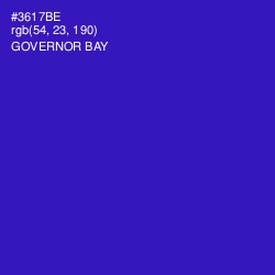 #3617BE - Governor Bay Color Image