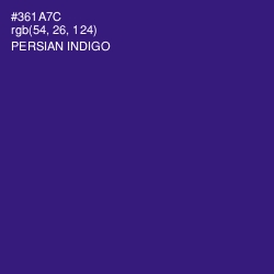 #361A7C - Persian Indigo Color Image