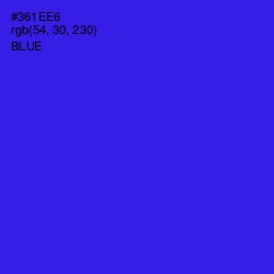 #361EE6 - Blue Color Image