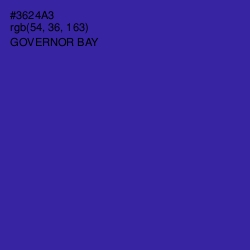 #3624A3 - Governor Bay Color Image