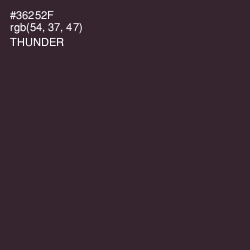 #36252F - Thunder Color Image