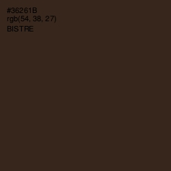 #36261B - Bistre Color Image