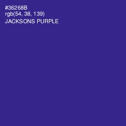 #36268B - Jacksons Purple Color Image