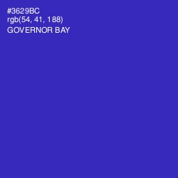 #3629BC - Governor Bay Color Image