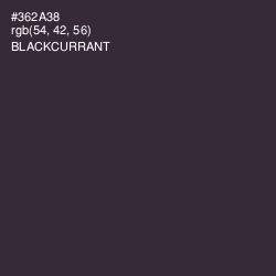 #362A38 - Blackcurrant Color Image