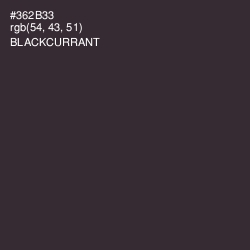 #362B33 - Blackcurrant Color Image