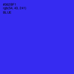 #362BF1 - Blue Color Image