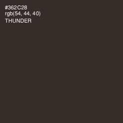 #362C28 - Thunder Color Image