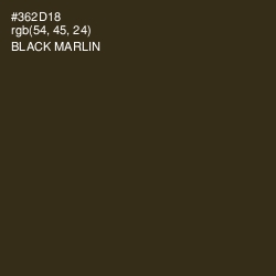 #362D18 - Black Marlin Color Image