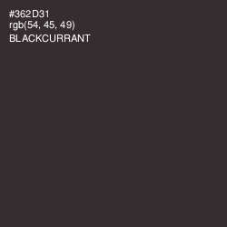 #362D31 - Blackcurrant Color Image