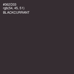 #362D33 - Blackcurrant Color Image
