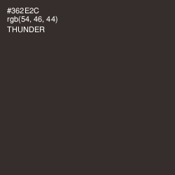 #362E2C - Thunder Color Image