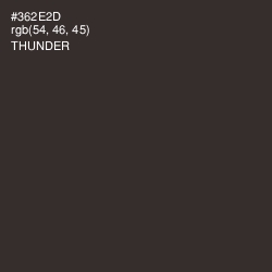 #362E2D - Thunder Color Image