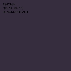 #362E3F - Blackcurrant Color Image