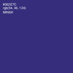 #362E7C - Minsk Color Image