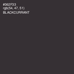 #362F33 - Blackcurrant Color Image