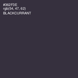 #362F3E - Blackcurrant Color Image