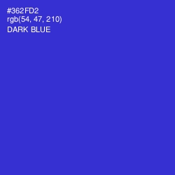 #362FD2 - Dark Blue Color Image