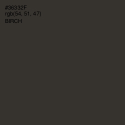 #36332F - Birch Color Image