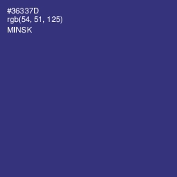 #36337D - Minsk Color Image