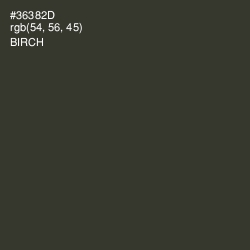 #36382D - Birch Color Image