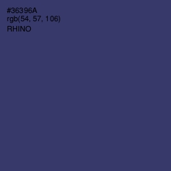 #36396A - Rhino Color Image