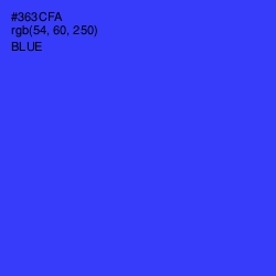 #363CFA - Blue Color Image