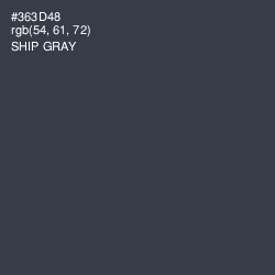 #363D48 - Ship Gray Color Image