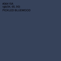 #36415A - Pickled Bluewood Color Image