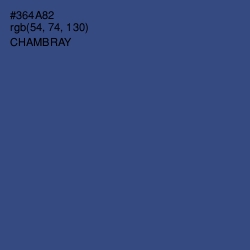 #364A82 - Chambray Color Image