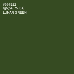 #364B22 - Lunar Green Color Image