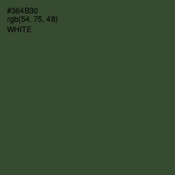 #364B30 - Lunar Green Color Image