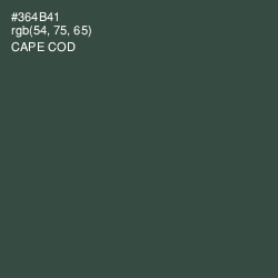 #364B41 - Cape Cod Color Image
