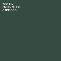 #364B42 - Cape Cod Color Image