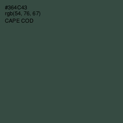 #364C43 - Cape Cod Color Image