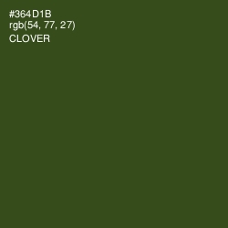 #364D1B - Clover Color Image