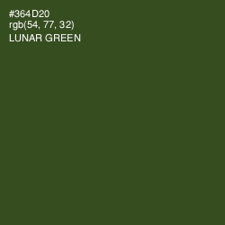 #364D20 - Lunar Green Color Image