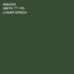 #364D31 - Lunar Green Color Image