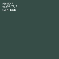 #364D47 - Cape Cod Color Image