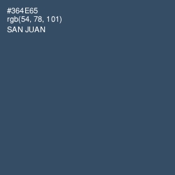 #364E65 - San Juan Color Image
