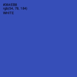 #364EB8 - Cerulean Blue Color Image