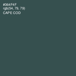 #364F4F - Cape Cod Color Image