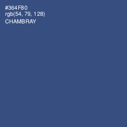 #364F80 - Chambray Color Image