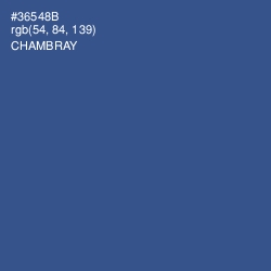 #36548B - Chambray Color Image